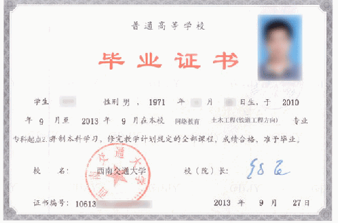 自學考試畢業證
